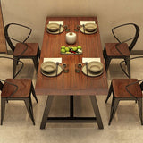 Industrial Rectangle Dining Room Table Pine Solid Wood Table with Trestle Base Clearhalo ' dining_table' 'Dining Tables & Seating' 'Dining Tables' 'furn' 'furn_dining_table' 'Furniture' 'furniture_dining_table' 'Kitchen & Dining Furniture' 'kitchen&dining_furn' 'kitchen' 'kitchen_dining_table' 1200x1200_febcef3d-15dc-4a63-b4b9-122b906f0f24