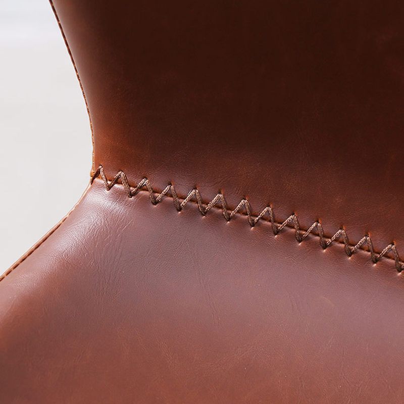 Taburete de bar de estilo moderno taburete de respaldo de cuero para sala de estar