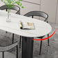 White Stone Top Dinner Room Kitchen Table Modern Metal Base Dinner Table Clearhalo 'Dining Tables & Seating' 'Dining Tables' 'dining_table' 'furn' 'furn_dining_table' 'Furniture' 'furniture_dining_table' 'Kitchen & Dining Furniture' 'kitchen' 'kitchen_dining_table' 1200x1200_fec07308-3db6-43f0-8ccf-f495006e53de