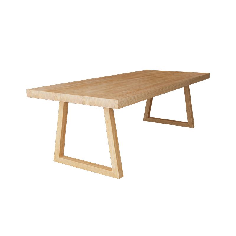 Contemporary Dining Set 1/4/5 Pcs Solid Wood Dining Table and Chairs Clearhalo 'Dining Room Sets' 'Dining Tables & Seating' 'dining_room_set' 'furn' 'furn_dining_room_set' 'Furniture' 'Kitchen & Dining Furniture' 1200x1200_fec08de2-91f7-4bf2-a5f0-5bd8c2f70fdc