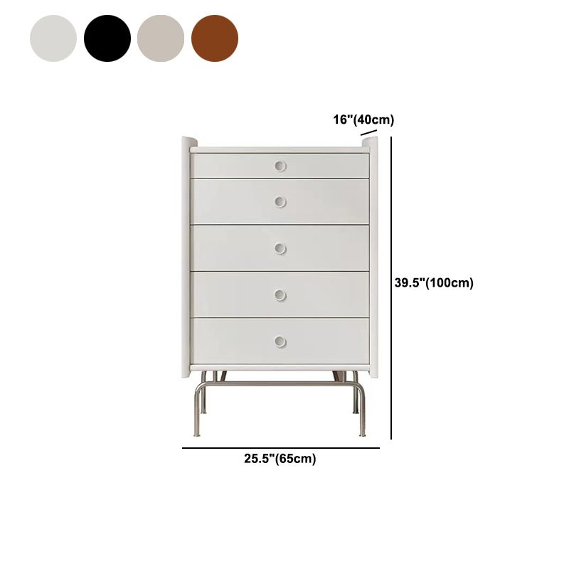 Coffre d'accent carré de poitrine moderne et contemporain en finition antique