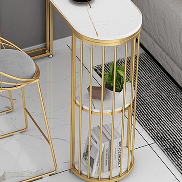 Nordic Style Sintered Stone Table Dining Bar Counter Table for Kitchen Clearhalo 'Bar Furniture' 'Bar Tables' 'bar_tables' 'furn' 'furn_bar_tables' 'Furniture' 'furniture_bar_tables' 'Kitchen & Dining Furniture' 1200x1200_fec32669-7b46-40cb-b800-09f114c56d86