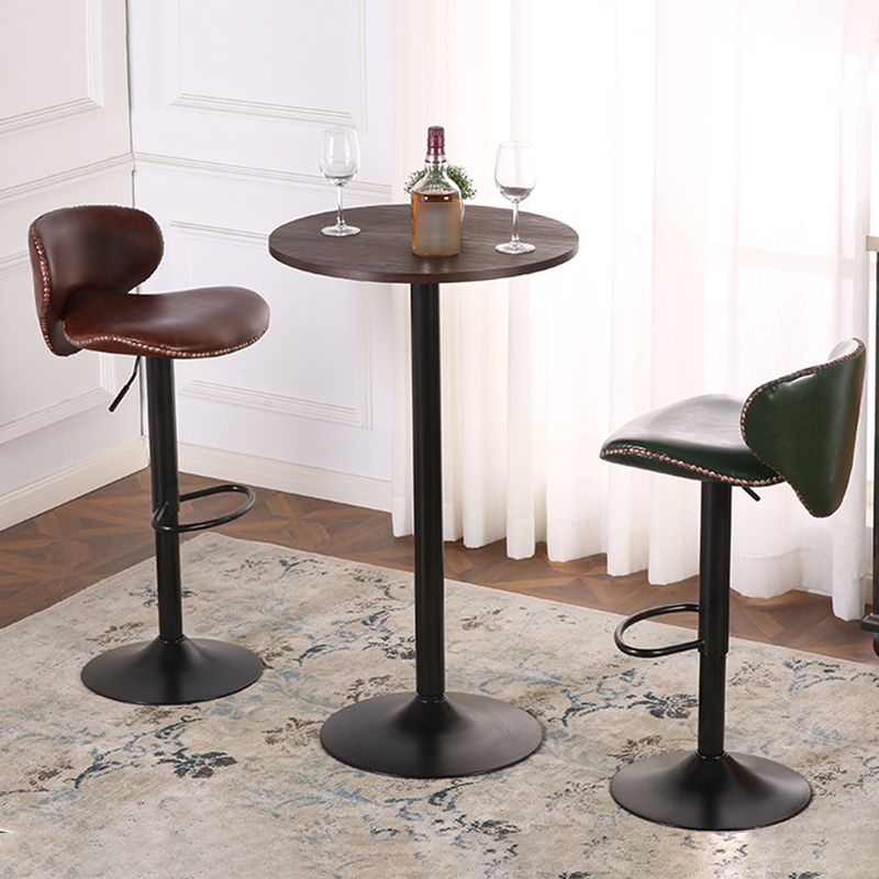 Modern Liftable Bar-stool PU Leather Counter Bar Stool with Metal Legs for Bristol Clearhalo 'Bar Furniture' 'Bar Stools' 'bar_stools' 'furn' 'furn_bar_stools' 'Furniture' 'furniture_bar_stools' 'Kitchen & Dining Furniture' 1200x1200_fec3c473-41bb-4fc3-bc13-f30ccc2f376b