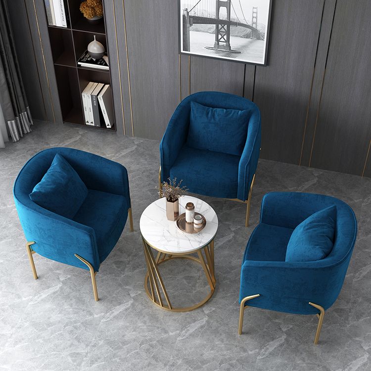 Nordic Style Metal Dining Room Chair Armless Upholstered Side Chairs for Home Use Clearhalo ' kitchen&dining_furn' 'Dining Chairs' 'Dining Tables & Seating' 'dining_chair' 'furn' 'furn_dining_chair' 'Furniture' 'furniture_dining_chair' 'Kitchen & Dining Furniture' 'kitchen' 1200x1200_fec3efd6-34e8-42b4-8ff1-7a0a0253bc61