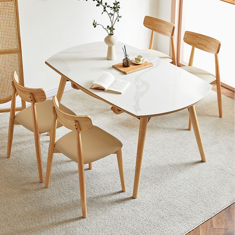Modern 1/2/5/7 Pieces Dining Set Sintered Stone Dining Table Set for Home Clearhalo 'Dining Room Sets' 'Dining Tables & Seating' 'dining_room_set' 'furn' 'furn_dining_room_set' 'Furniture' 'furniture_dining_room_set' 'Kitchen & Dining Furniture' 'kitchen&dining_furn' 'kitchen' 1200x1200_fec47645-3016-4deb-9a5f-d785e67dc825
