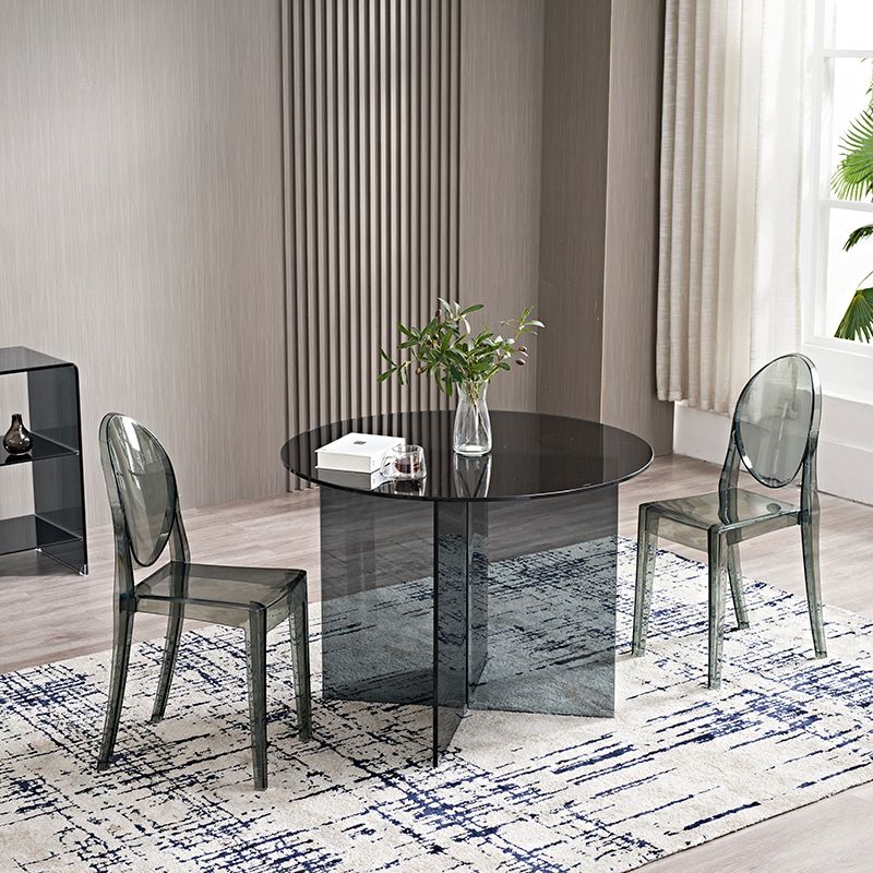 Modern Style Dinner Room Table Glass Dining Table for Home Use Clearhalo ' dining_table' 'Dining Tables & Seating' 'Dining Tables' 'furn' 'furn_dining_table' 'Furniture' 'furniture_dining_table' 'Kitchen & Dining Furniture' 'kitchen&dining_furn' 'kitchen' 'kitchen_dining_table' 1200x1200_fec6ffec-acd8-4d9e-9247-ffd2d4c14e94