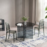 Modern Style Dinner Room Table Glass Dining Table for Home Use Clearhalo ' dining_table' 'Dining Tables & Seating' 'Dining Tables' 'furn' 'furn_dining_table' 'Furniture' 'furniture_dining_table' 'Kitchen & Dining Furniture' 'kitchen&dining_furn' 'kitchen' 'kitchen_dining_table' 1200x1200_fec6ffec-acd8-4d9e-9247-ffd2d4c14e94