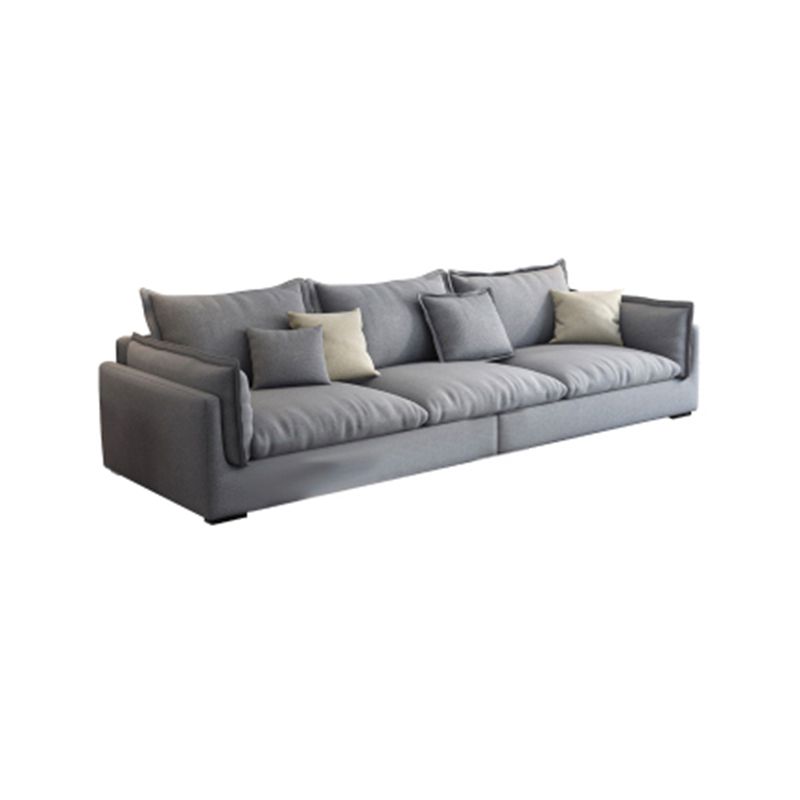 Nordic Square Arm Sofa & Chaise Loose Back Cushions Sofa - 26.77" H Clearhalo 'furn' 'furn_sectionals' 'Furniture' 'Living Room Furniture' 'Sectionals' 1200x1200_fec7628b-f440-41ee-8355-5603a2bdfbb8