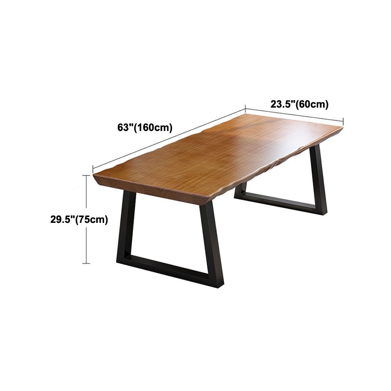 Home Office Study Table Modern Style Fixed Free Form Writing Desk Clearhalo 'furn' 'furn_office_desk' 'Furniture' 'furniture_office_desk' 'Office Desks' 'Office Furniture' 'office_desk' 1200x1200_fec7ebfe-dfd0-482b-98d9-ffb8170b20e6