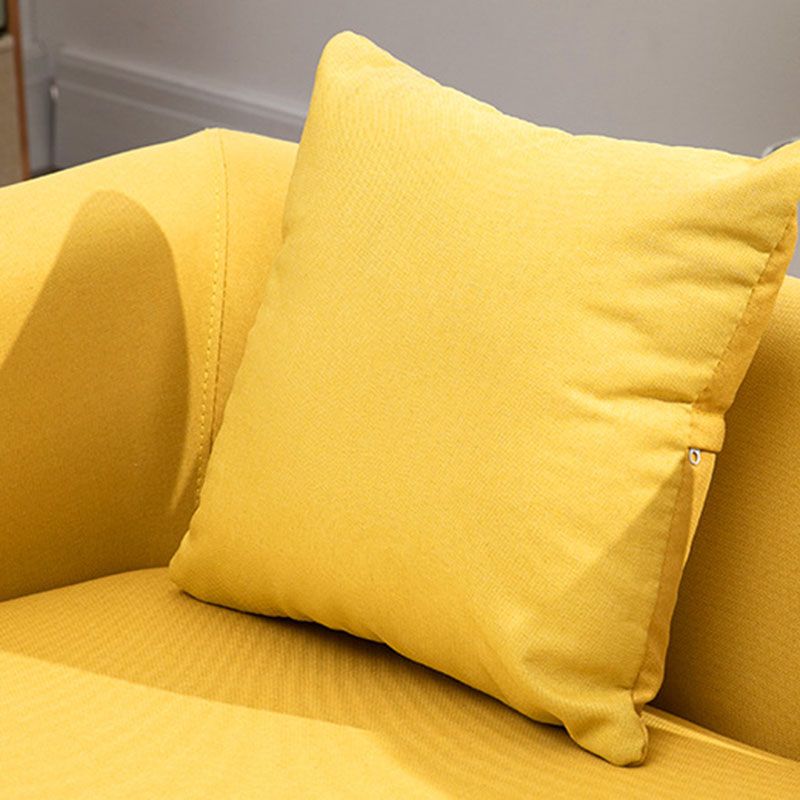 3人の枕が付いたコンテンポラリースクエアアーム標準セッピーソファ