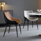 Modern Leather Dining Room Chair Arm Metal Dining Chairs for Restaurant Clearhalo ' kitchen&dining_furn' 'Dining Chairs' 'Dining Tables & Seating' 'dining_chair' 'furn' 'furn_dining_chair' 'Furniture' 'furniture_dining_chair' 'Kitchen & Dining Furniture' 'kitchen' 1200x1200_fec9ae71-cd90-47cf-8115-26882c2da335