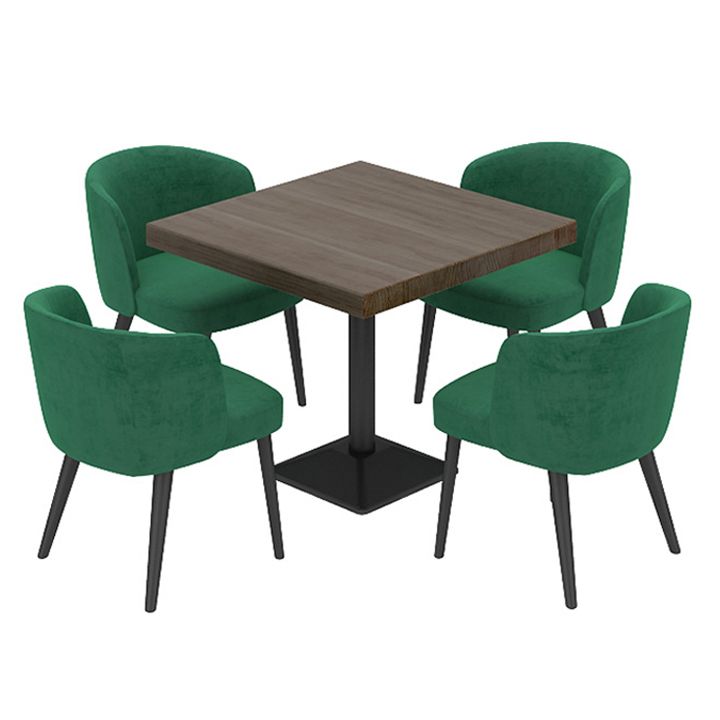Industrial Dining Room Table Pine Solid Wood Table with Black Base for Dining Room Clearhalo ' dining_table' 'Dining Tables & Seating' 'Dining Tables' 'furn' 'furn_dining_table' 'Furniture' 'furniture_dining_table' 'Kitchen & Dining Furniture' 'kitchen&dining_furn' 'kitchen' 'kitchen_dining_table' 1200x1200_fecb0c14-4de2-4f7b-8051-f4f89a7b4ea4