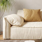Ivory Faux Leather Sofa Wear-resistant Sewn Pillow Back Sofa Clearhalo 'furn' 'furn_sofas' 'Furniture' 'Living Room Furniture' 'Sofa' 'sofas' 1200x1200_feccd0bc-f4c3-4b80-803d-062a552995f9