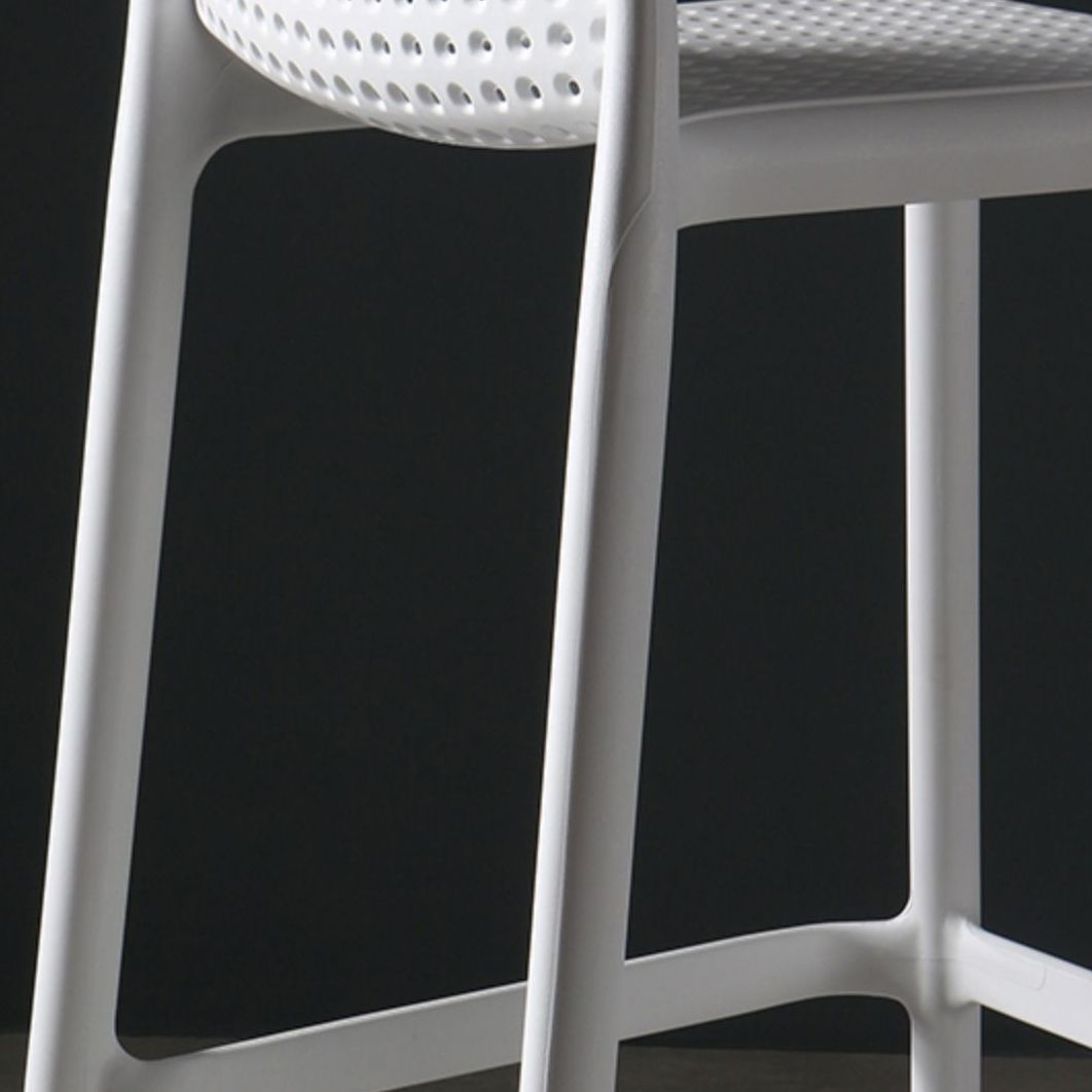 Modern Bar-stool Plastic Counter Bar Stool for Kitchen Bar with Plastic Legs Clearhalo 'Bar Furniture' 'Bar Stools' 'bar_stools' 'furn' 'furn_bar_stools' 'Furniture' 'furniture_bar_stools' 'Kitchen & Dining Furniture' 1200x1200_feccf54a-4431-44b3-9e03-c2358f0e019c