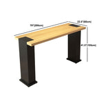 Moderna 1/2/3/5 Piezas Table de mesa Bar Mesa de madera de pino Rectángulo con taburetes altos