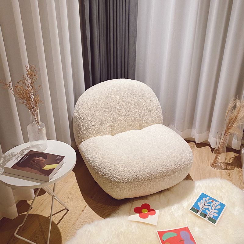 26"Wide Tight Back Armless Slipper Accent Chair in White / Pink / Grey Clearhalo 'Accent Chairs' 'accent_chairs' 'Chairs & Seating' 'furn' 'furn_accent_chairs' 'Furniture' 'Living Room Furniture' 1200x1200_fecfafd5-32dd-46bf-92ec-13dd1fff11af