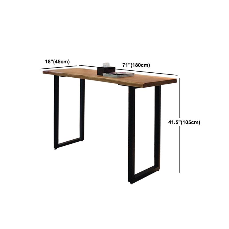 Tavolo da bar moderno di rettangolo tavolo da bar in legno massiccio per interno