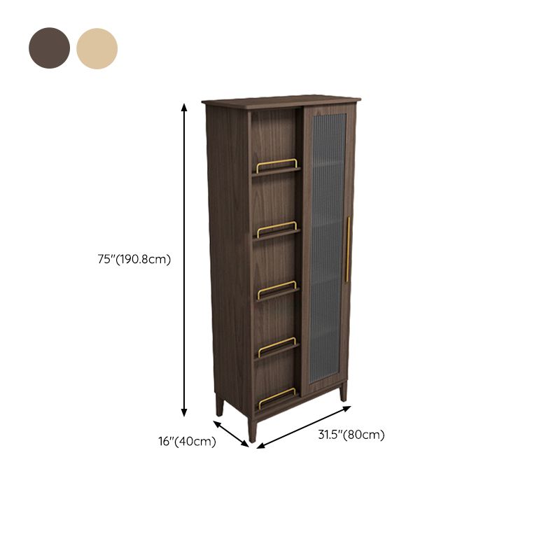 Glam Antique Finish Shelf BOEKKAST standaardboekplank met planken