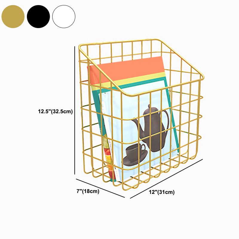 Libreria moderna in metallo galleggiante in metallo da 6 pollici a parete montata