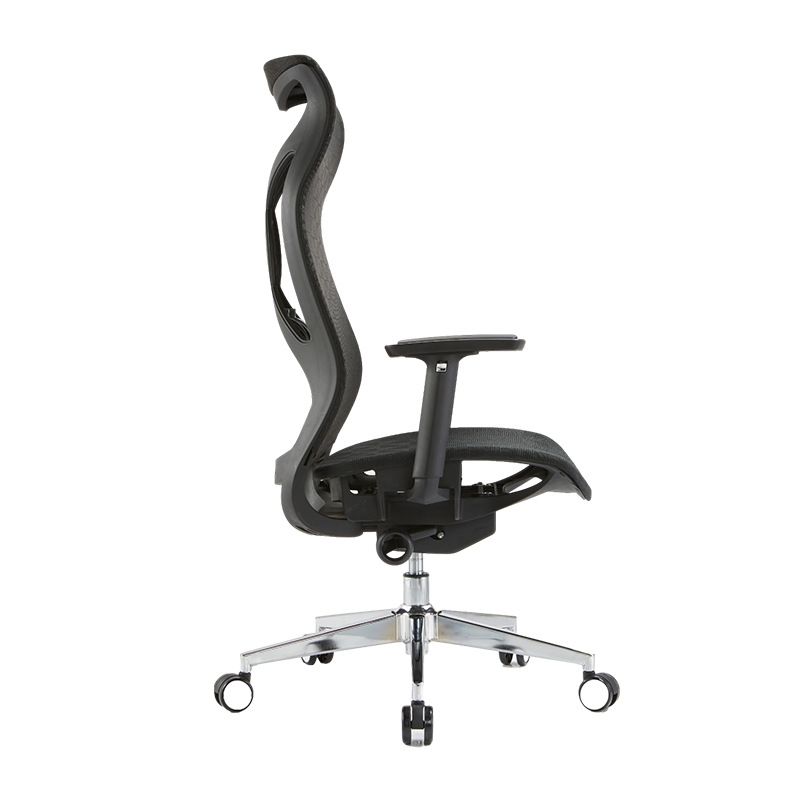 Fixed Arms Office Chair Microfiber Task High Back Chair Breathable AirGrid Ergonomic Clearhalo 'furn' 'furn_office_chair' 'Furniture' 'Office Chairs' 'Office Furniture' 'office_chair' 1200x1200_fed539ca-6439-4a71-8b32-cc1f64092b4e