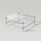 Contemporary Round Coffee Table with Glass Top and Steel Legs in Clear Clearhalo 'Coffee & Accent Tables' 'Coffee Tables' 'coffee_tables' 'furn' 'furn_coffee_tables' 'Furniture' 'Living Room Furniture' 1200x1200_fed56c11-ffd2-4a0f-b44a-95c279853949