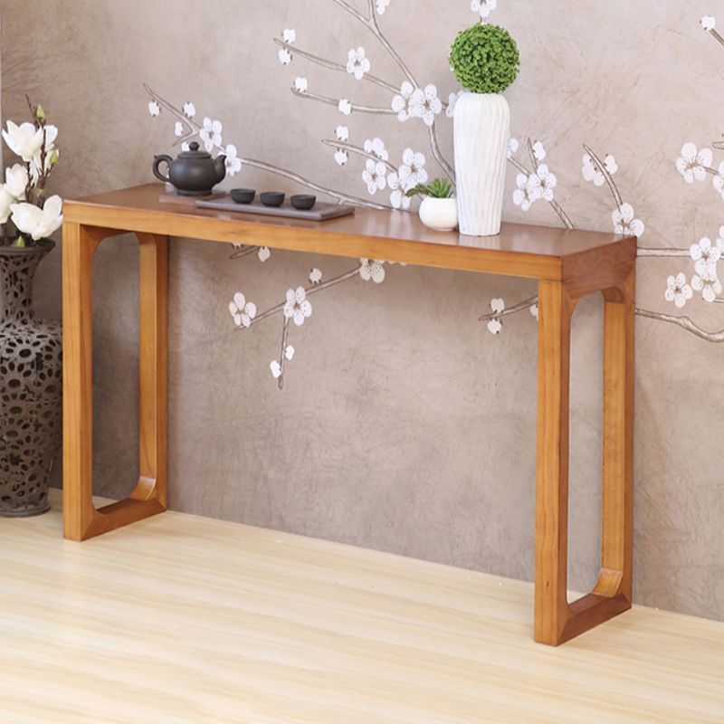 Console moderna della metà del secolo Tavolo da divano rettangolo di rettangolo
