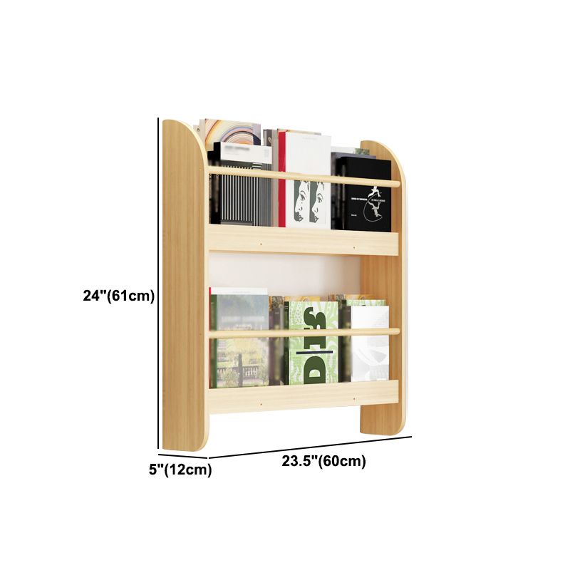 Contemporary Wall Unit Bookshelf Natural Pine Wood Bookcase for Bedroom Clearhalo 'Bookcases' 'furn' 'furn_bookcases' 'Furniture' 'furniture_bookcases' 'Office Furniture' 1200x1200_fed83b62-c658-4ff5-bc62-84c95369ed15