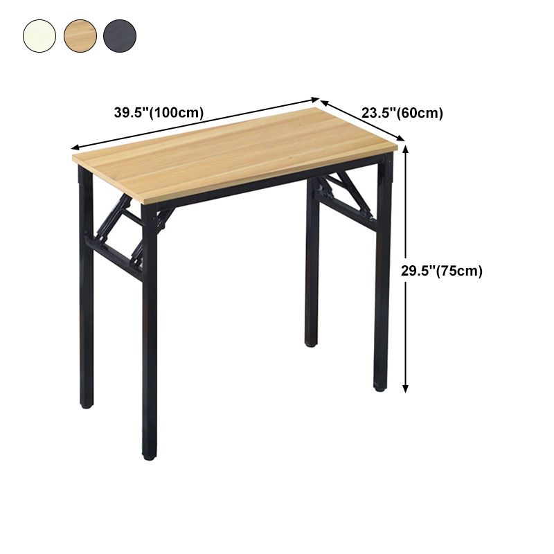 モダンな長方形のホームライティングデスク人工木製オフィスデスク