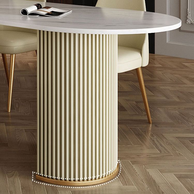 Scandinavian 1/2/5 Rectangle White Dining Table Set for Kitchen Clearhalo 'Dining Room Sets' 'Dining Tables & Seating' 'dining_room_set' 'furn' 'furn_dining_room_set' 'Furniture' 'furniture_dining_room_set' 'Kitchen & Dining Furniture' 'kitchen&dining_furn' 'kitchen' 1200x1200_feda78e2-0374-4f26-8910-56240e12200b