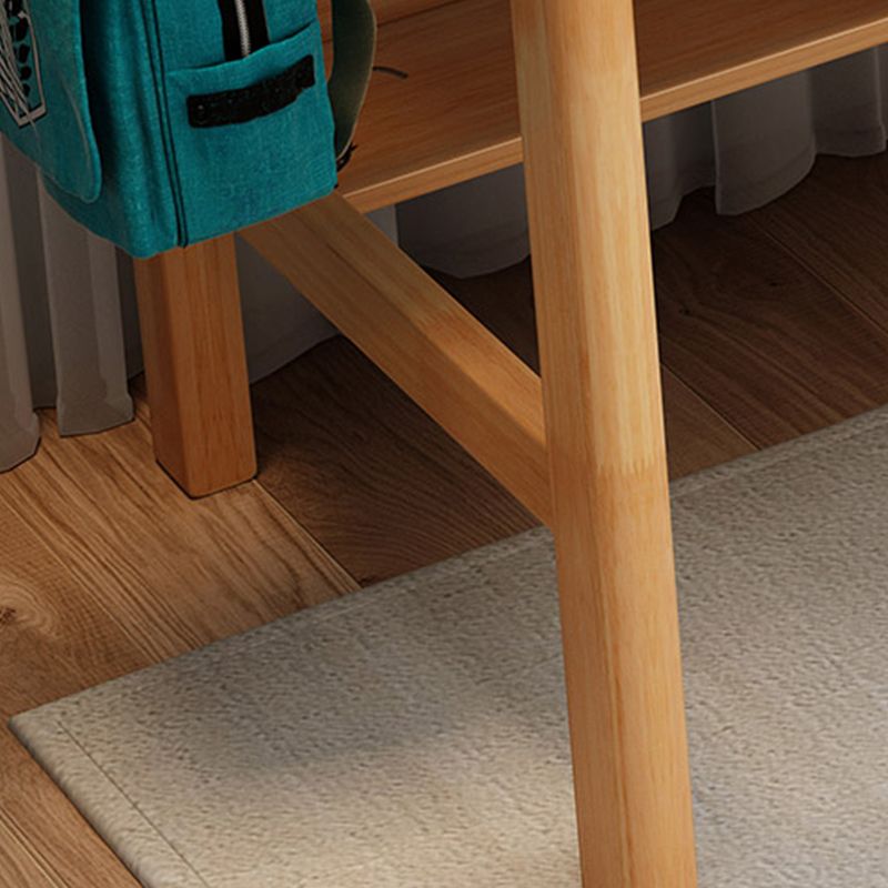 3 Drawers Solid Wood Writing Desk Modern 23.62" Wide Rectangle Office Desk