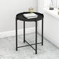 Round Metal Table Plate 4 Legs Base Tray Table Top Side Table