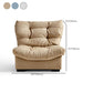 Contemporary Faux Leather Seating Biscuit Back Sofa for Apartment