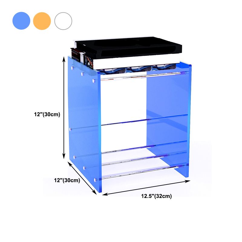 Multiple Colors Modern Style Bookshelf Acrylic Bookcase for Home Clearhalo 'Bookcases' 'furn' 'furn_bookcases' 'Furniture' 'Office Furniture' 1200x1200_fee170ef-935a-4e28-8957-318f3154d817