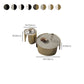 Slate Top Coffee Cocktail Table Tray Top Round Abstract Coffee or End Table