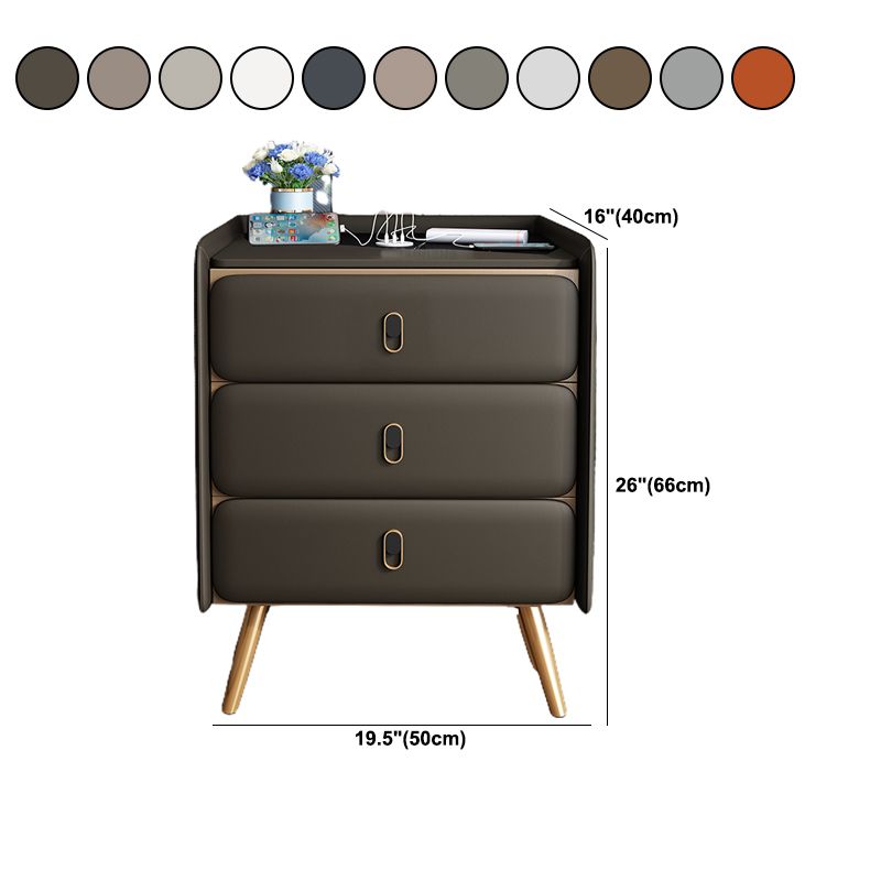 Solid Wood Bedside Cabinet Modern Bed Nightstand with 3 Drawers Clearhalo 'Bedroom Furniture' 'furn' 'furn_night_stand' 'Furniture' 'night_stand' 'Nightstands' 1200x1200_fee82377-7a7d-4390-aba9-74f6d2c5d3e7