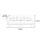 Foldable Biscuit Back Square Arm Modern Sofa with Convertible Sleeper Clearhalo 'furn' 'furn_sofas' 'Furniture' 'furniture_sofas' 'kitchen' 'kitchen_sofas' 'Living Room Furniture' 'Sofa' 'sofas' 1200x1200_fee859db-2e41-457f-b0e7-6c86021d44d4