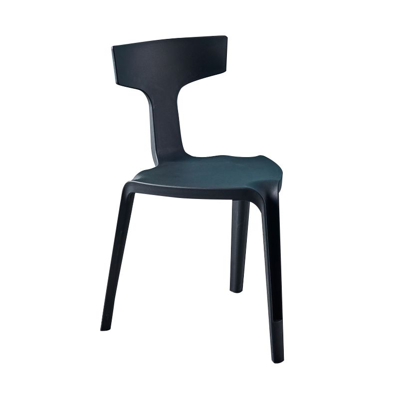 Contemporary Style Side Chair Plastic Slat Back Dining Room Chair for Indoor Clearhalo 'Dining Chairs' 'Dining Tables & Seating' 'dining_chair' 'furn' 'furn_dining_chair' 'Furniture' 'Kitchen & Dining Furniture' 1200x1200_fee8fc9d-f3a1-4fb7-a102-ea75df42ab88