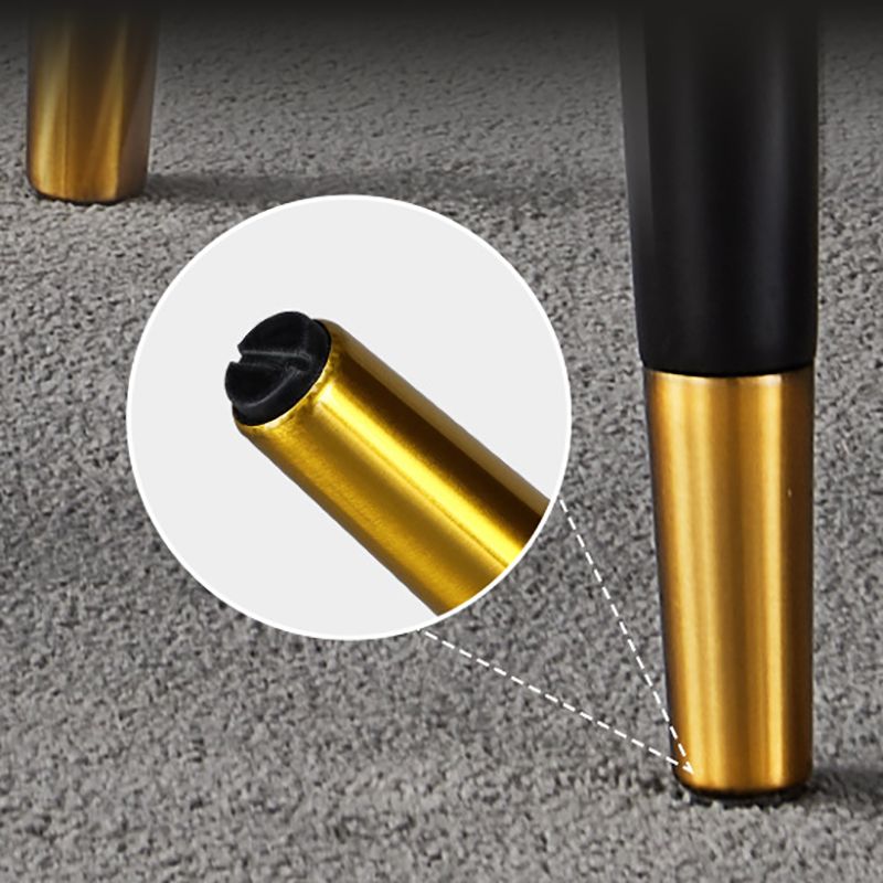 Dining Room Upholstered Chair Faux Leather Parsons Armless Chair