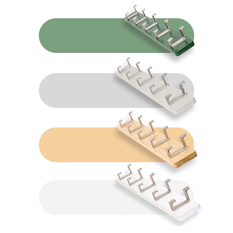 Appendiabiti in legno contemporanea appendiabiti montati a parete con ganci