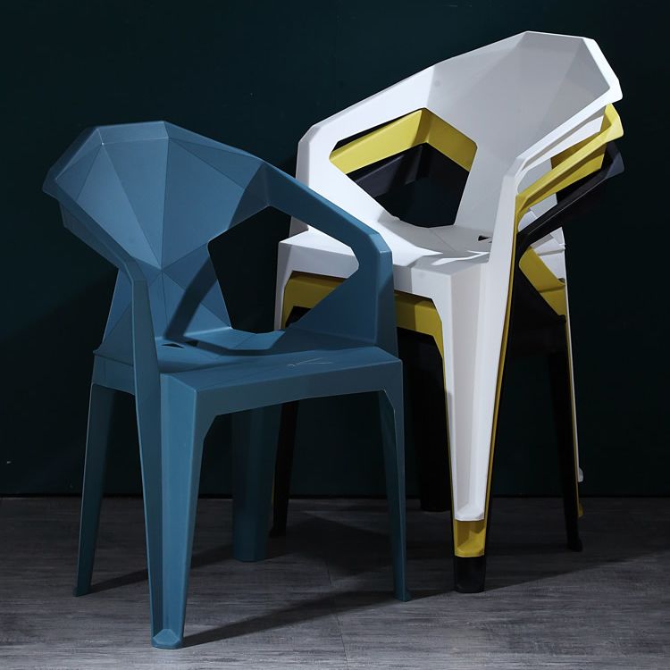 Modern Style Plastic Dining Chairs Stackable Dining Side Chairs for Kitchen Clearhalo ' kitchen&dining_furn' 'Dining Chairs' 'Dining Tables & Seating' 'dining_chair' 'furn' 'furn_dining_chair' 'Furniture' 'furniture_dining_chair' 'Kitchen & Dining Furniture' 'kitchen' 1200x1200_feed8e34-d0fe-411a-9303-fb4506319d52