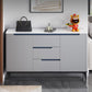 Sideboard glam sideboard in pietra sinterizzata con 2 porte per soggiorno