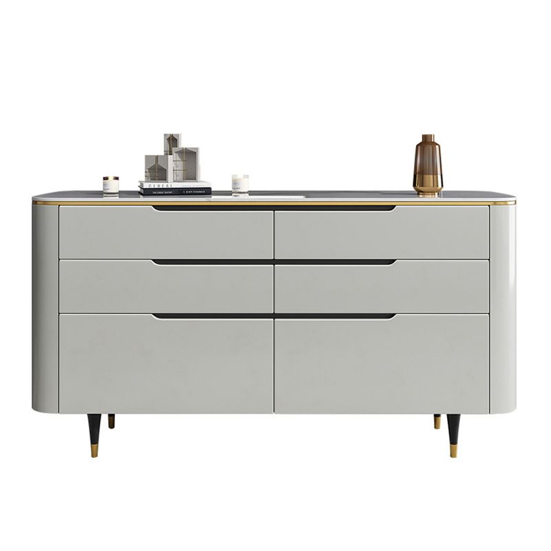 Modern sideboard a buffet a 6 cassetto tavolo da sella per uso soggiorno