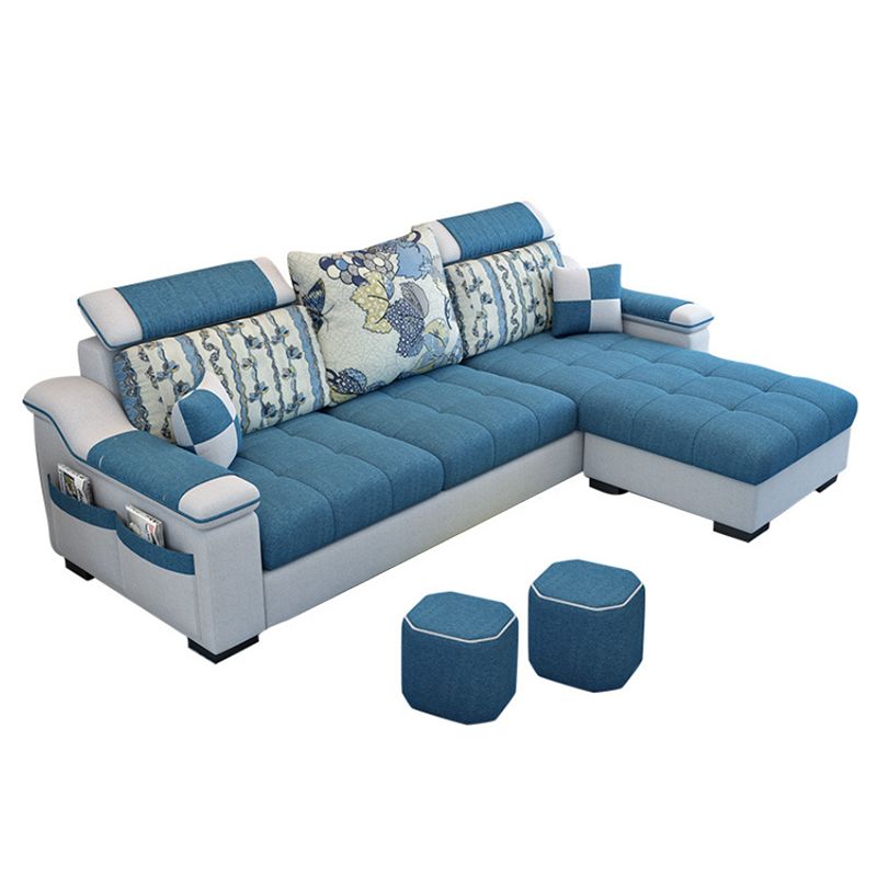 Moderne kussens kussen bovenarm woonkamer stof met opbergstoelen