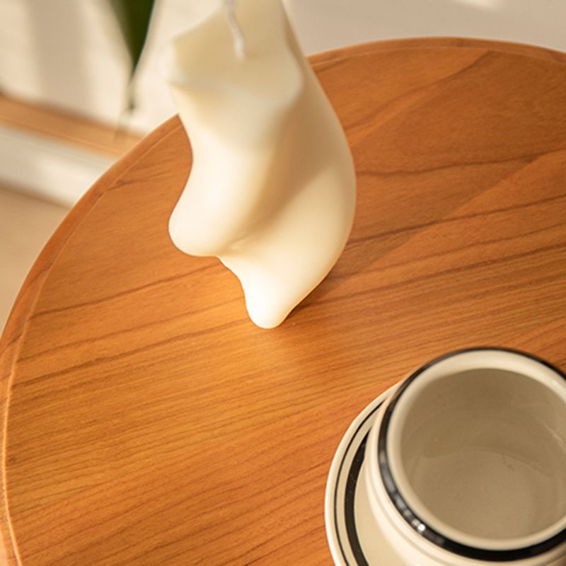 Rustic Solid Wood End Table 14.2" Tall Round 3 Legs Sofa Side Accent Table Clearhalo 'Coffee & Accent Tables' 'End & Side Tables' 'end_side_tables' 'furn' 'furn_end_side_tables' 'Furniture' 'Living Room Furniture' 1200x1200_fef4e04a-5b5b-44cd-b396-c20f0e4ca43a