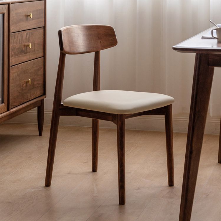 Sedie da pranzo moderne a braccia aperta in legno (set di 1/2/4/6/8)