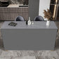 Mesa de Bar rectangular de estilo moderno, juego de mesa de Bar de piedra de 1/2/3 piezas para uso doméstico