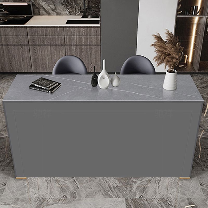 Mesa de Bar rectangular de estilo moderno, juego de mesa de Bar de piedra de 1/2/3 piezas para uso doméstico