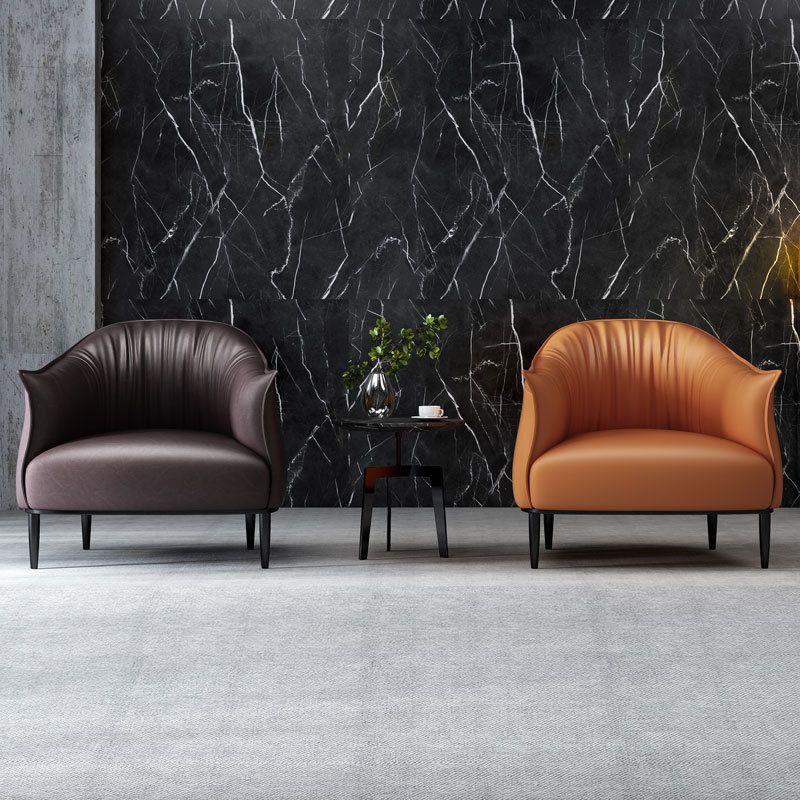 Arms Included Lounge Chair Living Room Chair with Black Legs Clearhalo 'Accent Chairs' 'accent_chairs' 'Chairs & Seating' 'furn' 'furn_accent_chairs' 'Furniture' 'Living Room Furniture' 1200x1200_fef5fa02-1df9-4d4a-bfb6-4f0fb7a19c0c