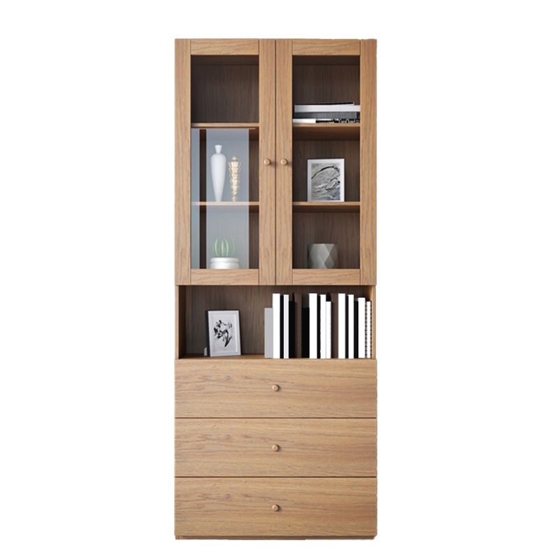 Mobile moderno armadio quadrato di accento con vetro