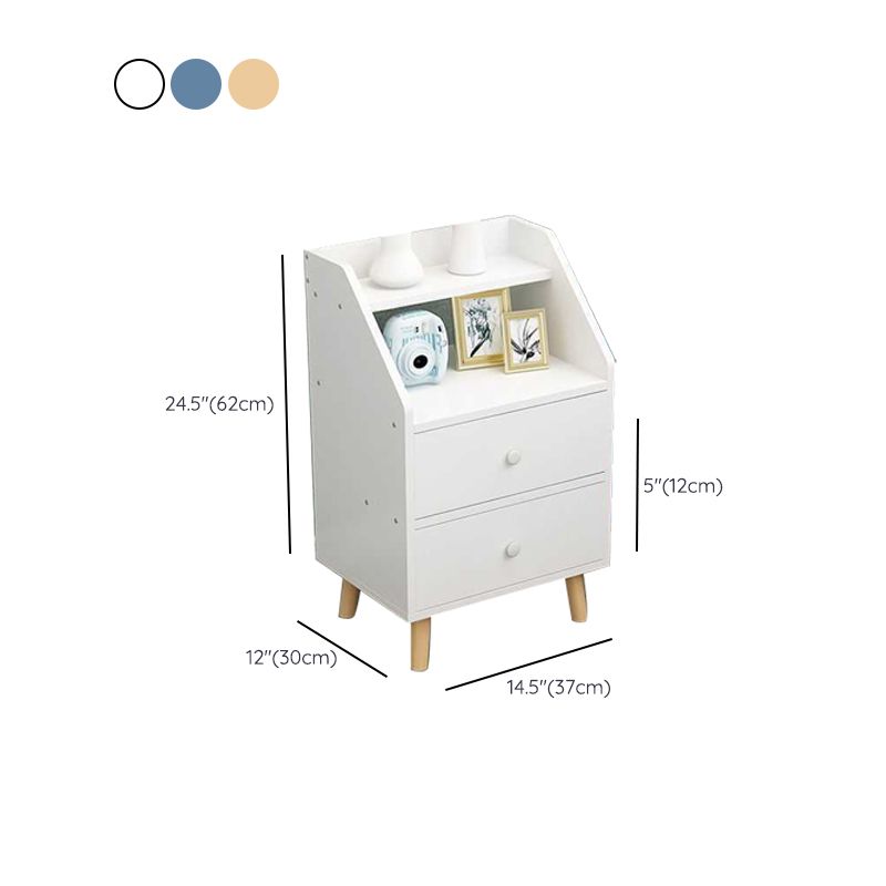 Open Storage Accent Table Nightstand Antique Finish Modern Bed Nightstand with Legs Clearhalo 'Bedroom Furniture' 'furn' 'furn_night_stand' 'Furniture' 'night_stand' 'Nightstands' 1200x1200_fef81edc-840c-41dc-85da-22722f02dc0c